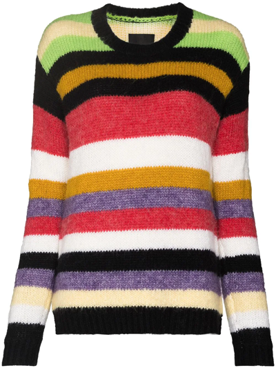 Rta Esme Striped Sweater In Red
