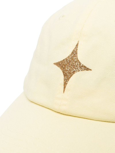 Shop Madison.maison Star Print Cap In Gelb