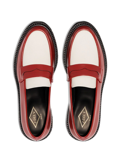 Shop Adieu Type 5 Penny Loafers In Rot