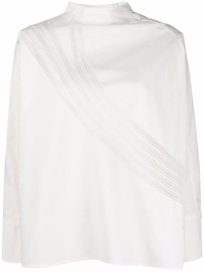Shop Aeron Campus Embellished Blouse In Weiss