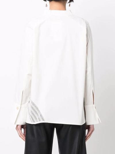 Shop Aeron Campus Embellished Blouse In Weiss