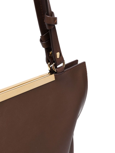 Shop Aeron Nona Leather Shoulder Bag In Braun
