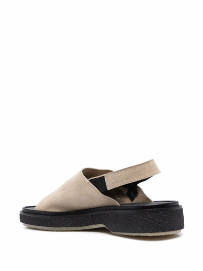 Shop Adieu Side-buckle Sandals In Nude