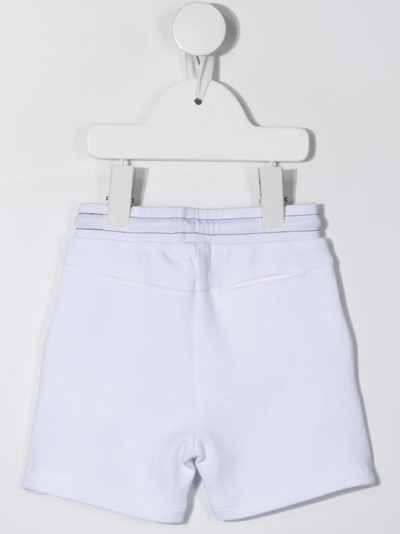 Bosswear Logo Drawstring Shorts In White
