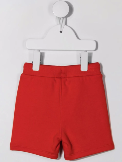 Shop Bosswear Logo-patch Track Shorts In Red
