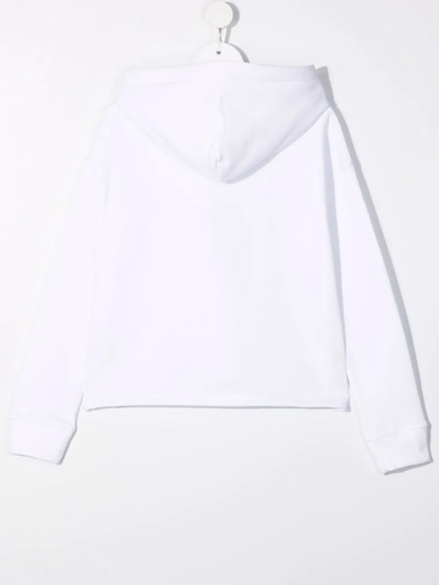 Shop Ralph Lauren Logo-print Pullover Hoodie In White