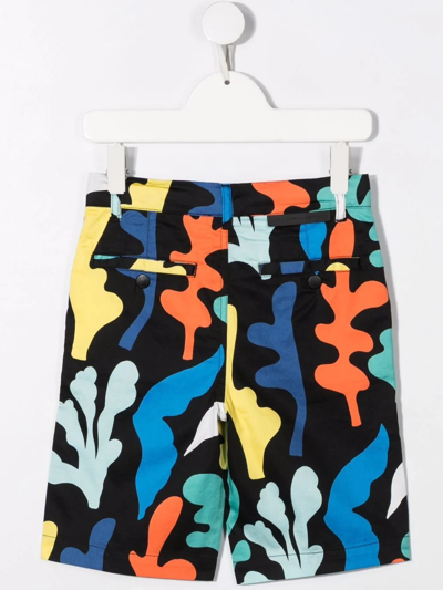 Shop Stella Mccartney Colour-block Shorts In Black