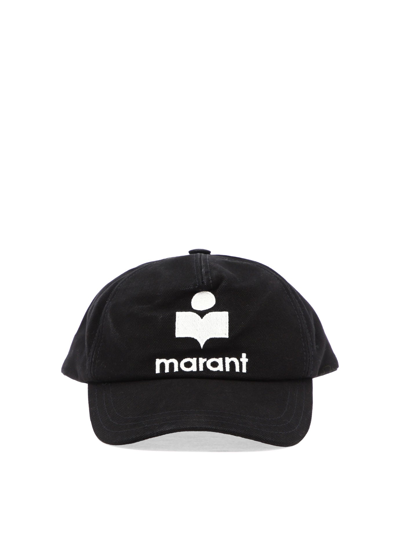 Shop Isabel Marant "tyrony" Baseball Cap In Black  