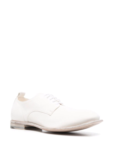 Shop Officine Creative Durga 001 Derby Shoes In White