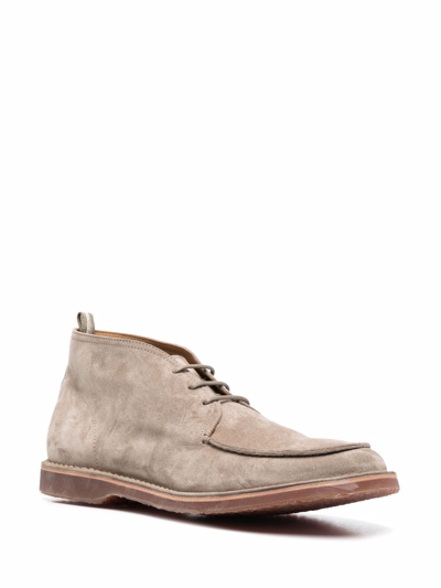 Shop Officine Creative Kent 002 Lace-up Boots In Neutrals