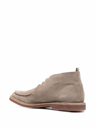 Shop Officine Creative Kent 002 Lace-up Boots In Neutrals