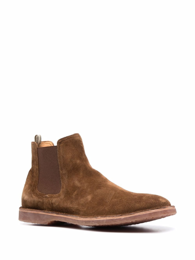 Officine Creative Kent 005 Ankle Boots In Brown