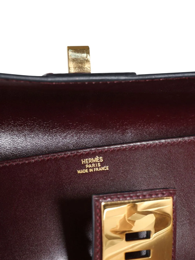 Pre-owned Hermes  Medor 23 Clutch Bag In Red