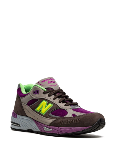 New Balance X Stray Rats 991 Low-top Sneakers In Grey