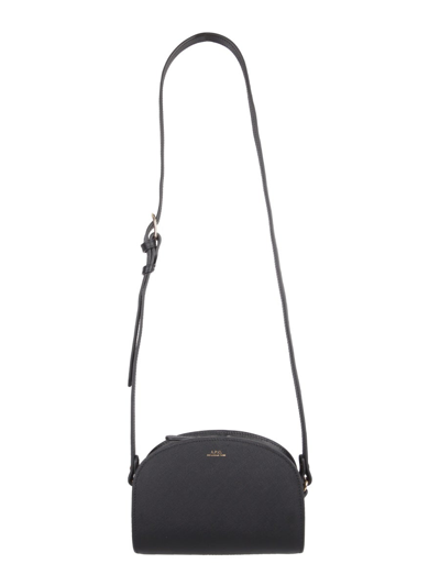 Shop Apc Mini Demi Lune Bag In Black