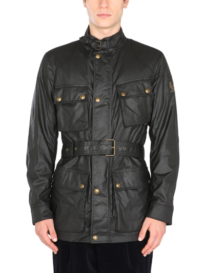 Shop Belstaff "trialmaster" Jacket In Black