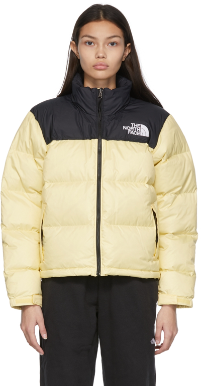 Shop The North Face Yellow Down 1996 Retro Nuptse Jacket In 3r4 Pale Banana