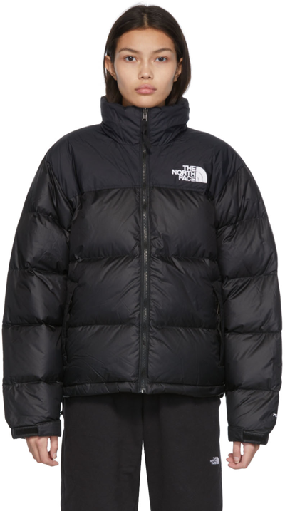 Shop The North Face Black Down 1996 Retro Nuptse Jacket In Le4 Recycled Tnf Bla