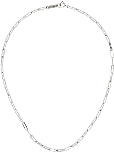 Shop Isabel Marant Silver Andy Necklace In 08si Silver