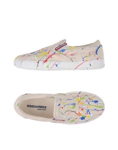 Dsquared2 Low-tops In Ivory