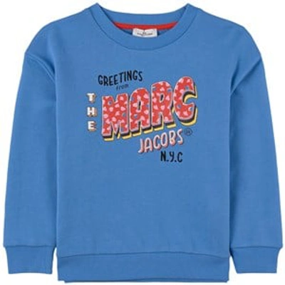 Shop The Marc Jacobs Blue Logo Sweatshirt