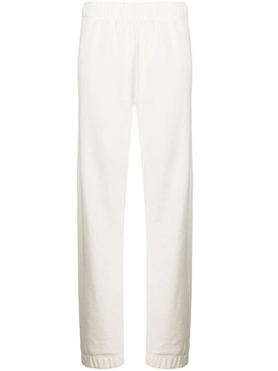 Shop Ganni White Sporty Pants With Elasticated Waist
