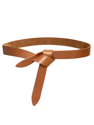 Shop Isabel Marant Knot Detailed Belt In Brown