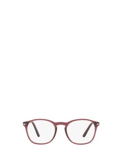 Shop Persol Po3007v Red Burned Transparent Glasses