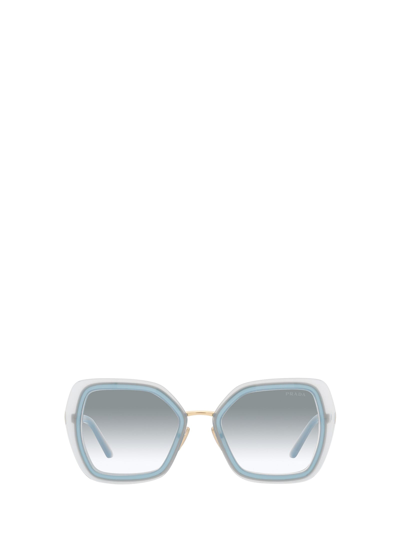Shop Prada Pr 53ys Ceruleo Opal Sunglasses
