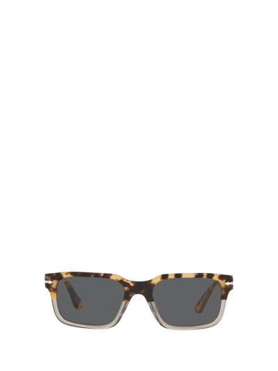 Shop Persol Po3272s Brown Tortoise / Transparent Grey Sunglasses