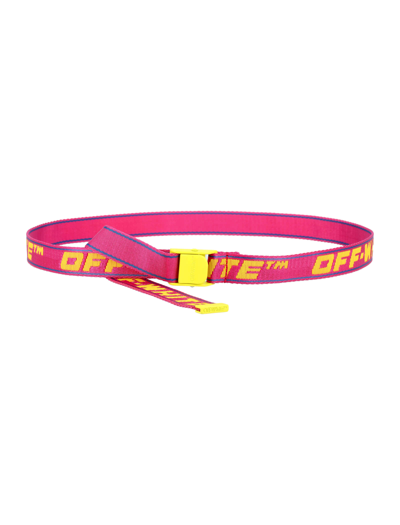 Shop Off-white New Mini Industrial Belt In Pink