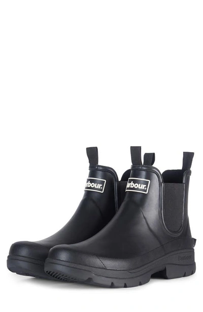 Barbour Men's Nimbus Wellington Chelsea Boot Men's Shoes In Black | ModeSens