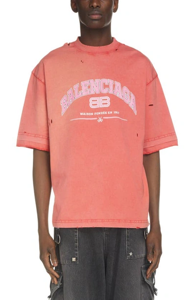 Balenciaga Men's Logo Crew T-Shirt