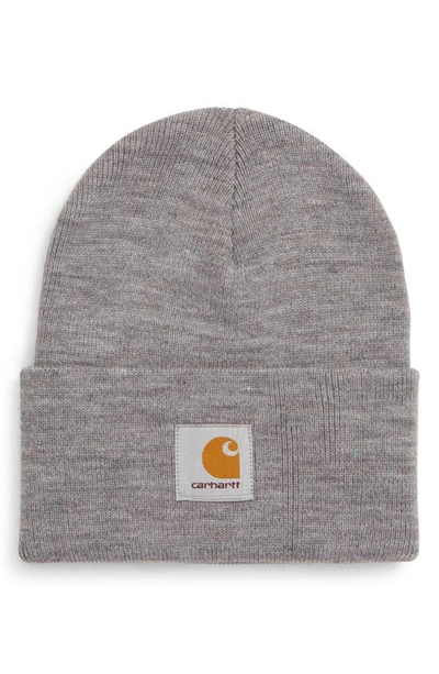 Carhartt Knit Watchman In Grey Heather