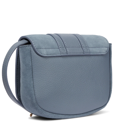 Shop See By Chloé Hana Leather Shoulder Bag In Stormy Sky