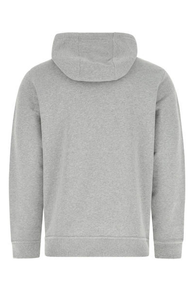 Shop Burberry Melange Grey Cotton Sweatshirt Grey  Uomo Xl