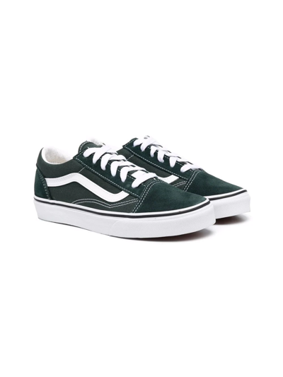 Shop Vans Old Skool Sneakers In 绿色