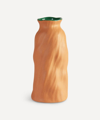 Shop Klevering Fused Swirl Vase In Multicoloured