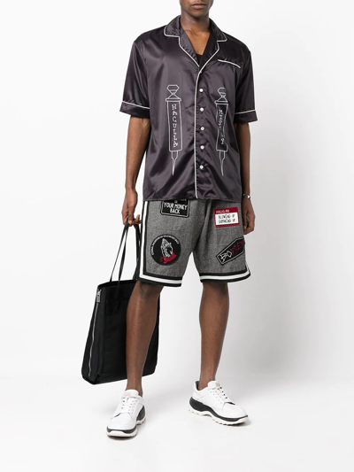 Haculla Misery Contrast-trimmed Shirt In Black