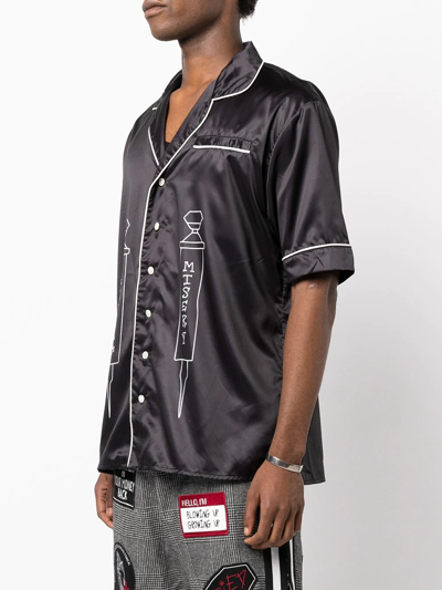 Haculla Misery Contrast-trimmed Shirt In Black