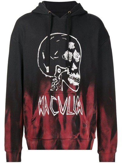 Shop Haculla Gothis Skull Hoodie In Black