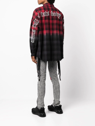 Haculla Arms Full Of Tats Body Shirt In Red