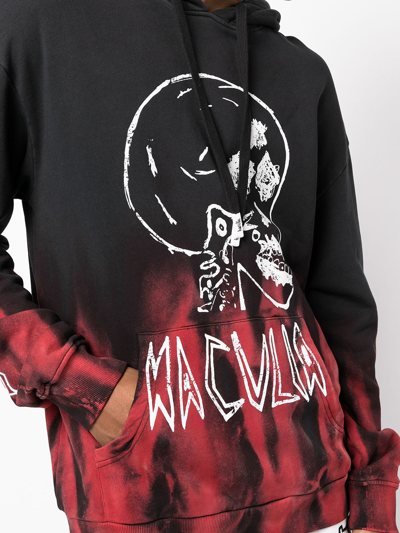Haculla Gothis Skull Hoodie In Black