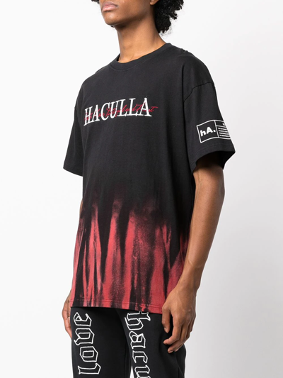 Shop Haculla Logo-print T-shirt In Black