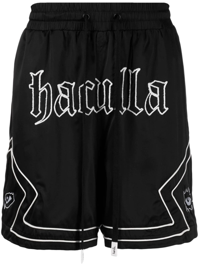 Shop Haculla Gothic  Track Shorts In Black