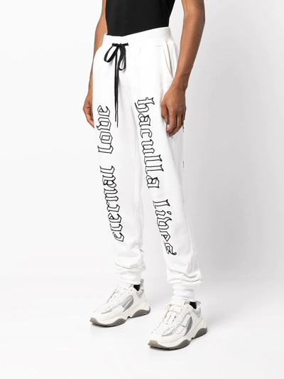 Haculla Logo-print Track Pants In White