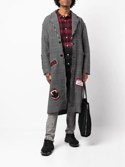 Haculla Eternal Salvation Trench Coat In Grey