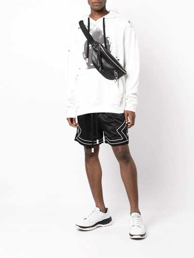 Shop Haculla Blowing Up Growing Up Cotton Hoodie In White