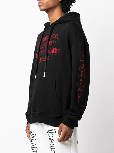 Shop Haculla Arms Full Of Tats Hoodie In Black