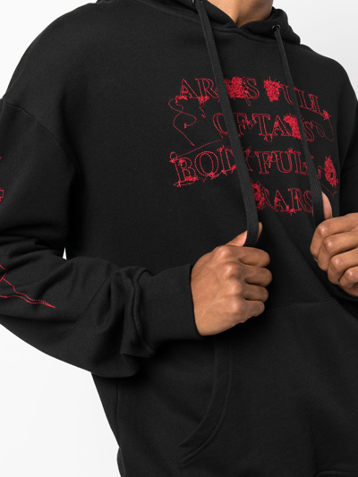 Haculla Arms Full Of Tats Hoodie In Black